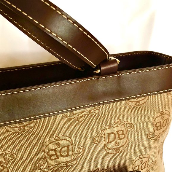 Authentic Dooney & Bourke Donegal Collection Satchel Tote Bag 2 Accessories - Picture 7 of 14